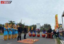 Tari Persembahan Bengkulu Sambut Peserta Andalas Drag Series Putaran Pertama