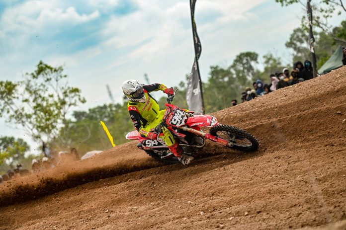 Duet Arsenio dan CRF250R, Bidik Podium di Putaran Ketiga Kejurnas Motocross