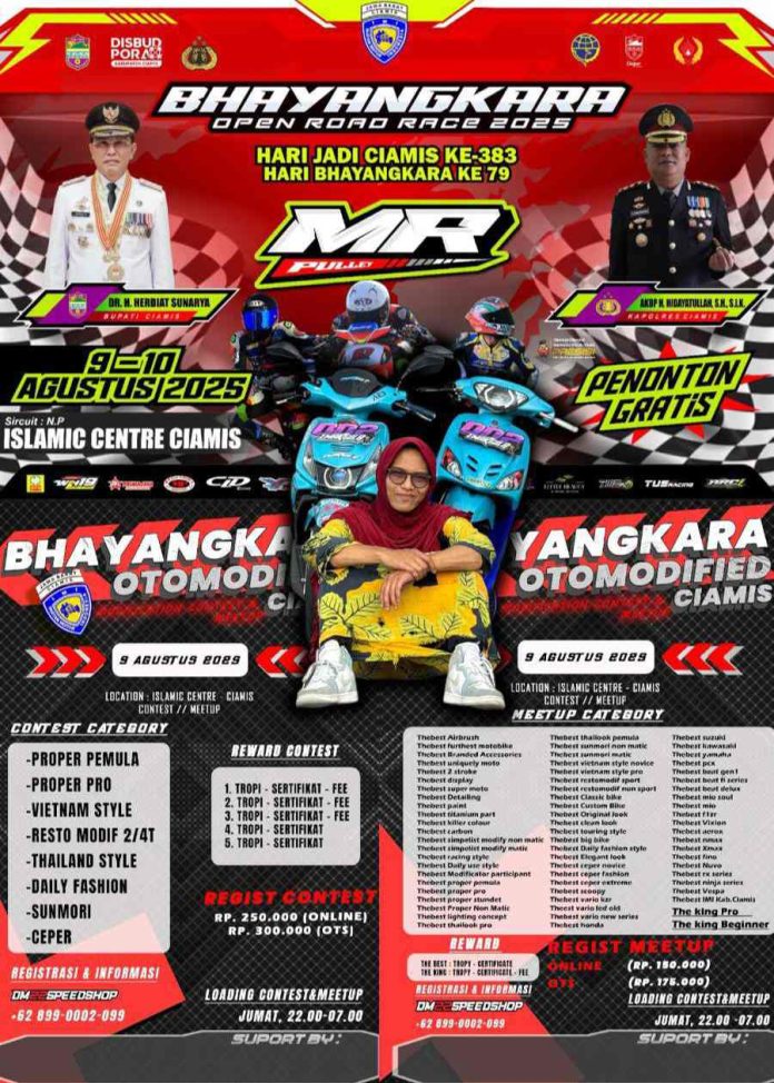 Tiket Gratis di Bhayangkara Open Road Ciamis, Banyak Hiburan