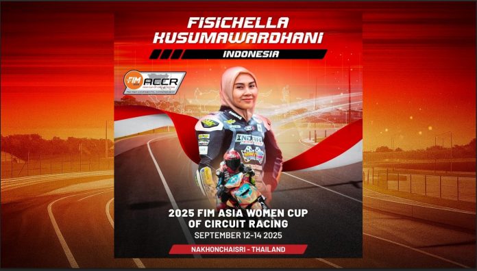 Fisichella Kusumawardhani Puncaki Kualifikasi FIM Asia Women Cup of Circuit Racing 2025