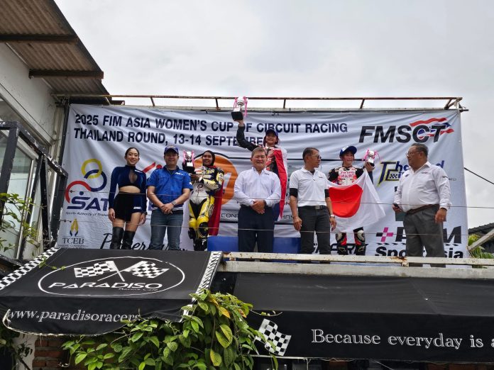 Fisichella Kusumawardhani Raih Peringkat Kedua di Race 1 FIM Asia Women Cup of Circuit Racing 2025