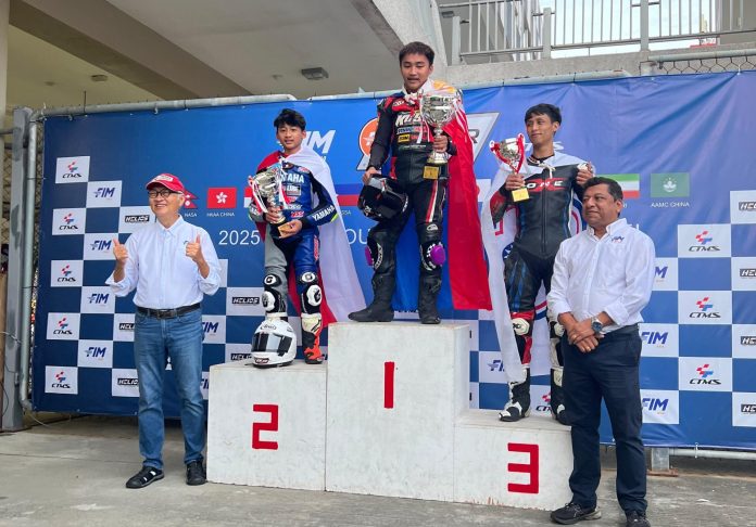 Mochammad Arkana Ardin Kurniawan Kembali Harumkan Nama Indonesia di FIM Asia ACCR 2025