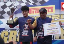 Strategi Tak Terpantau, M. Diandra Juara Nasional Bebek 4T 150cc TU Novice Grand Final Motoprix Mijen
