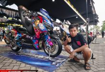 Dominasi Gaya Jepang! Yamaha XMAX Half-a-Billion Garapan Kunt Paint Sukoharjo Nekat Tampil Ke Pro7 Autofest