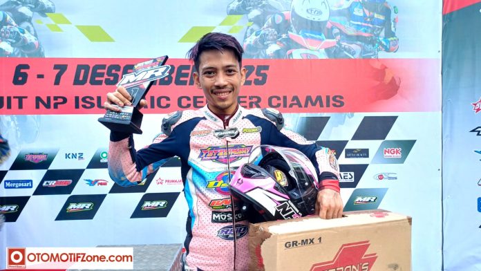 Robby Rizaldi Kuasai Matic Open di Mr Pulley Kapolres Open Road Race Ciamis