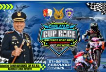 DANLANUD Cup Race – Air Force Road Race Championship 2026 Siap Digelar Februari Mendatang DANLANUD Cup Race
