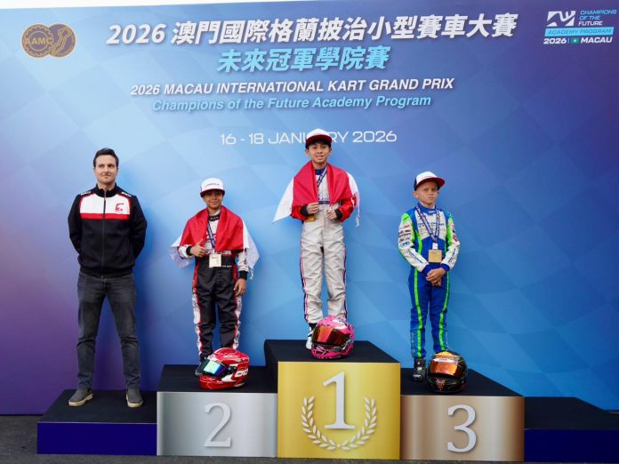 Michael Vino Satrio Juara Race 1 Champions of the Future Macau 2026