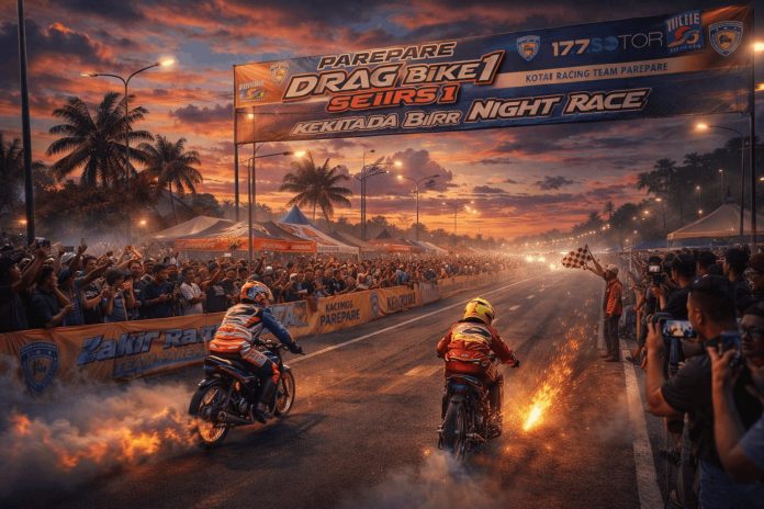 Parepare Drag Bike Kejurda Night Race Seri 1 Siap Digelar 9–10 Mei